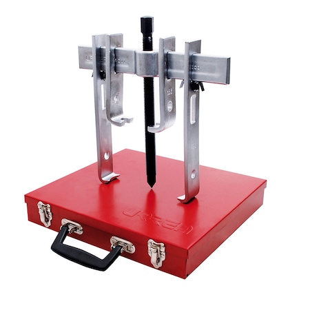 Urrea 10 ton straight jaw puller set 8pc with metal box 4238B